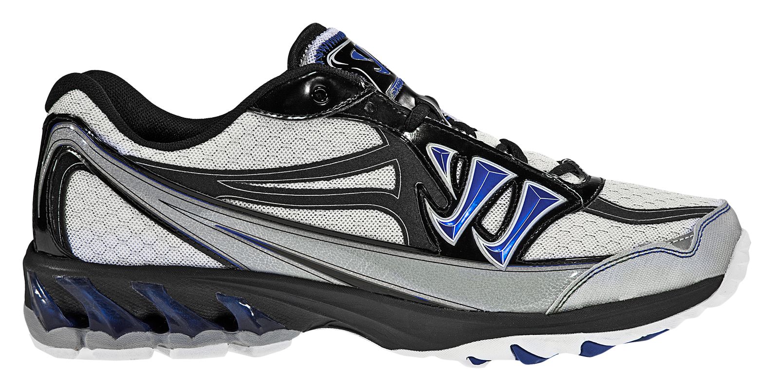Shooter 3, White with Grey & Blue