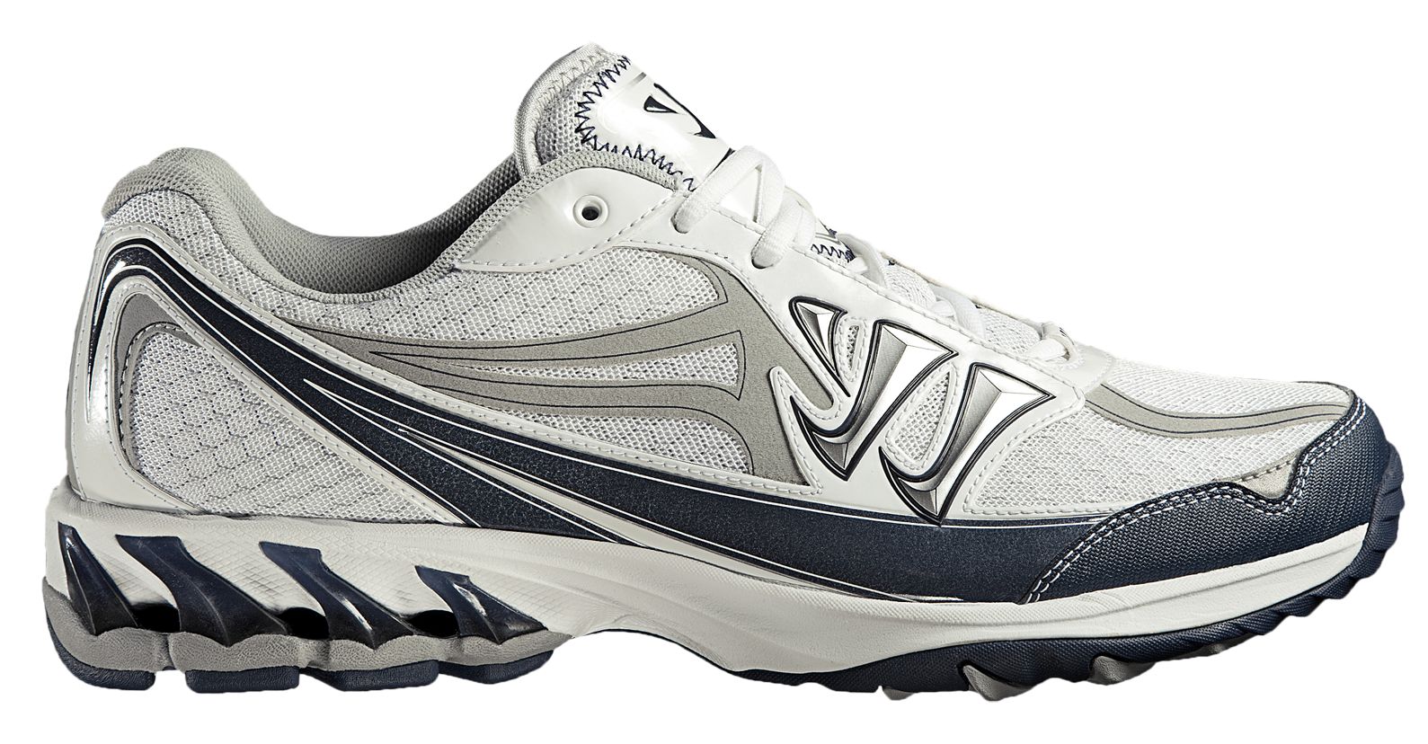 Shooter 3, White with Navy