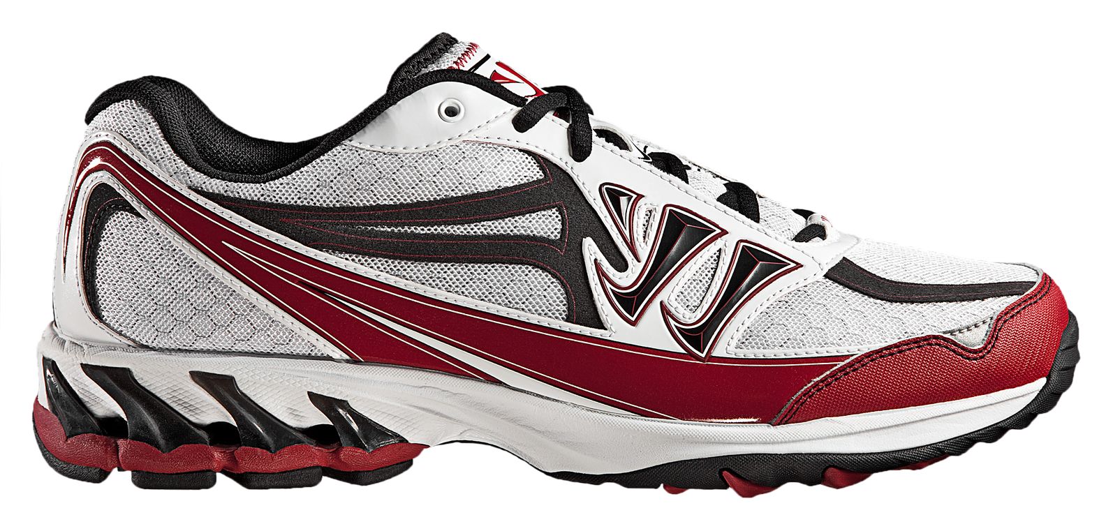Shooter 3, White with Red & Black