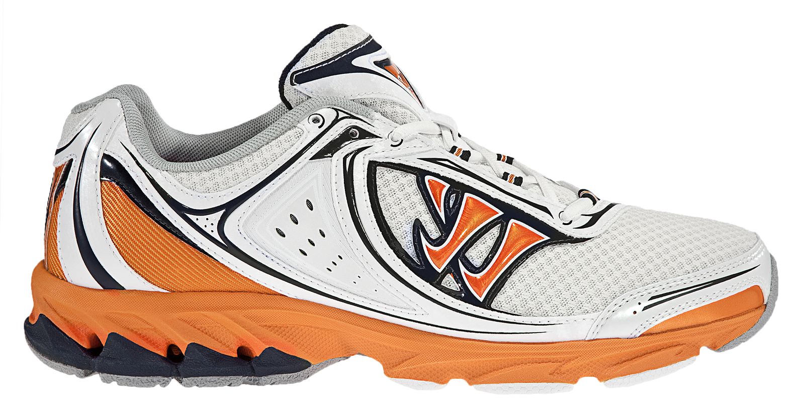 Breakr 2, White with Orange & Navy