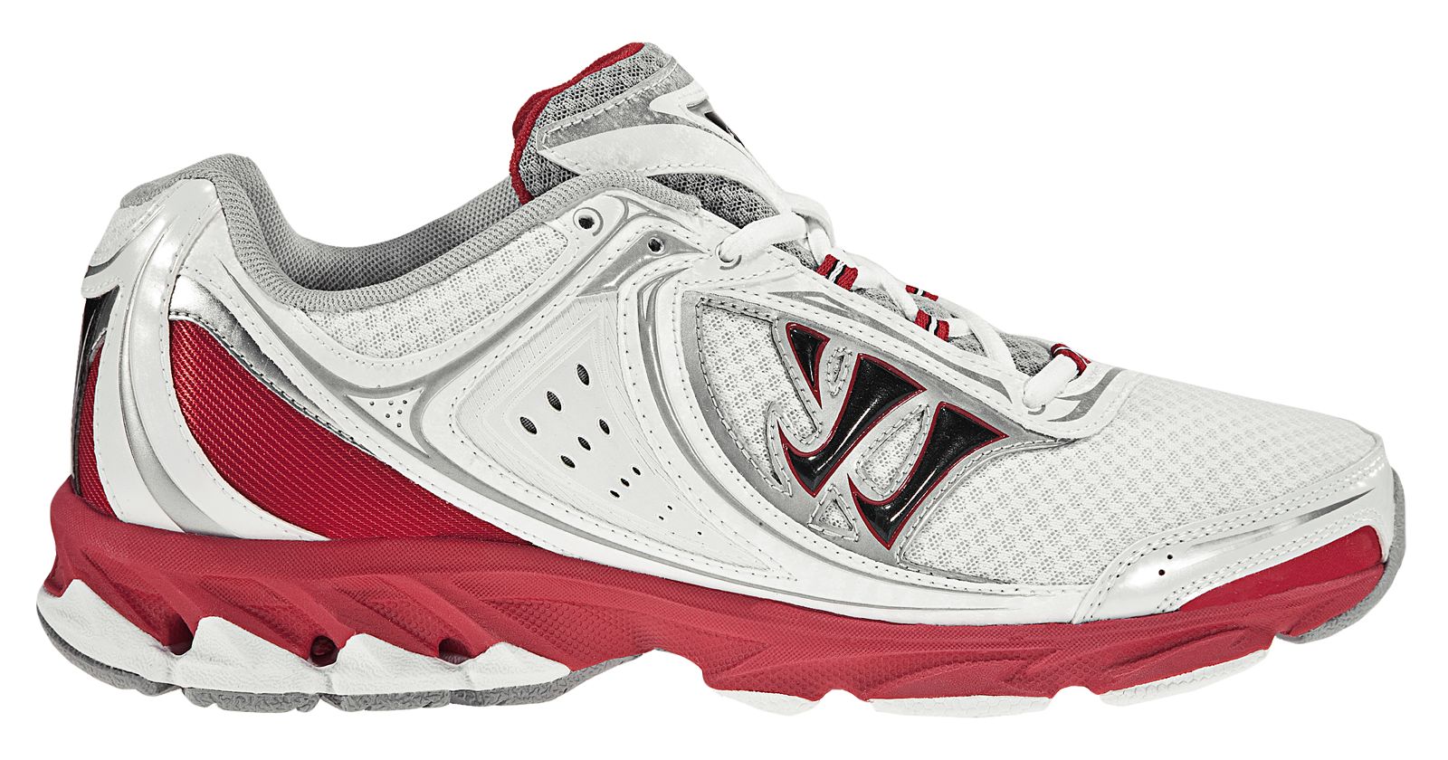 Breakr 2, White with Red & Silver