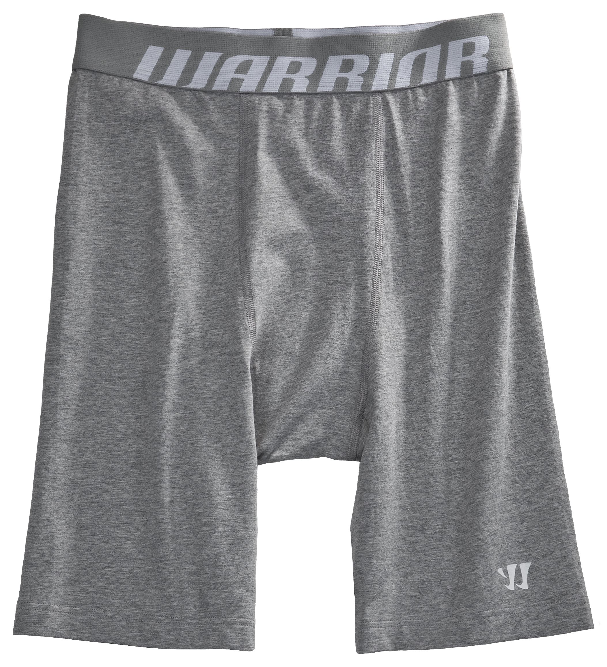 Performance Cotton Compression Short, Heather Grey