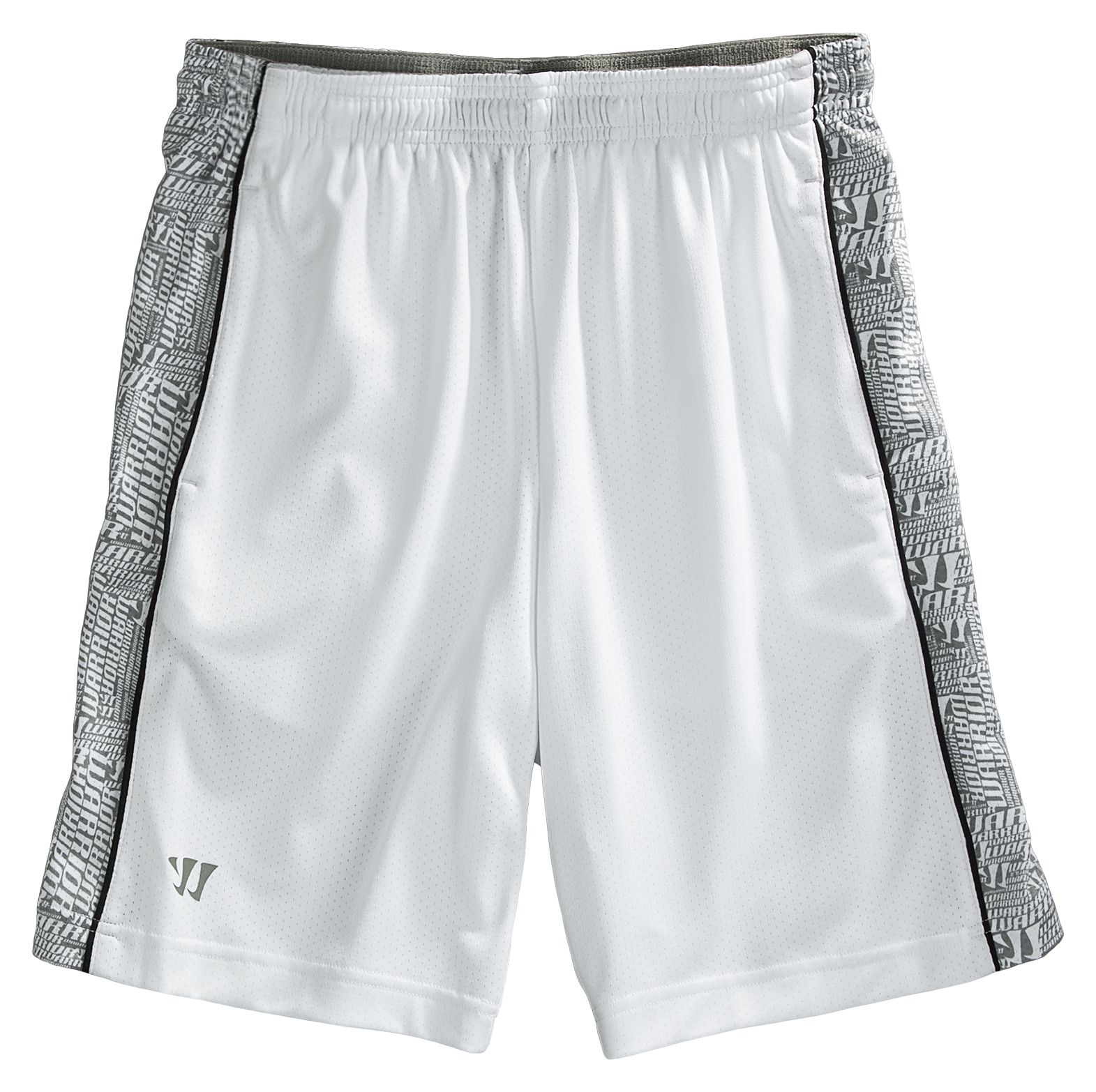 Youth Ain't So Basic Short, White with Grey