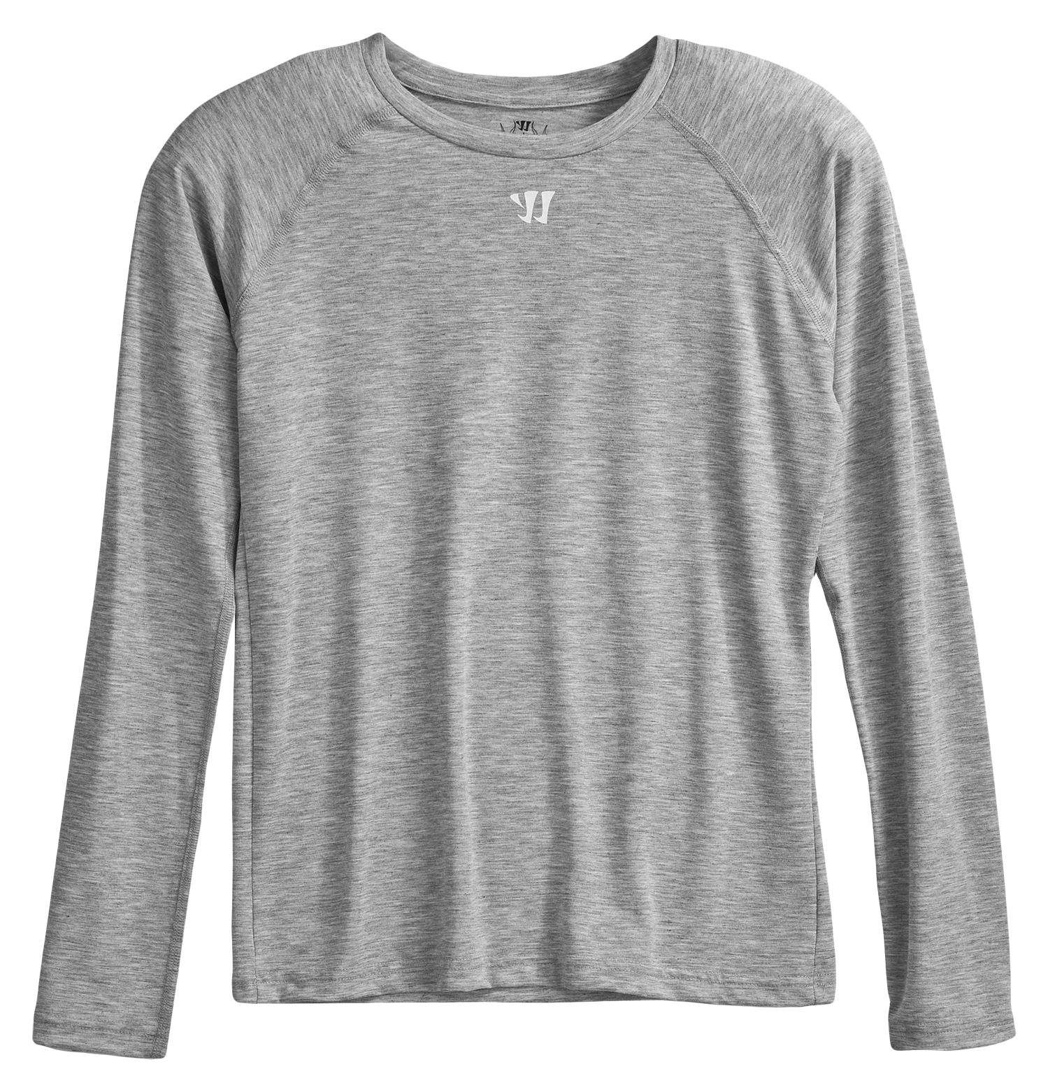 Youth LS Tech Tee, Heather Grey