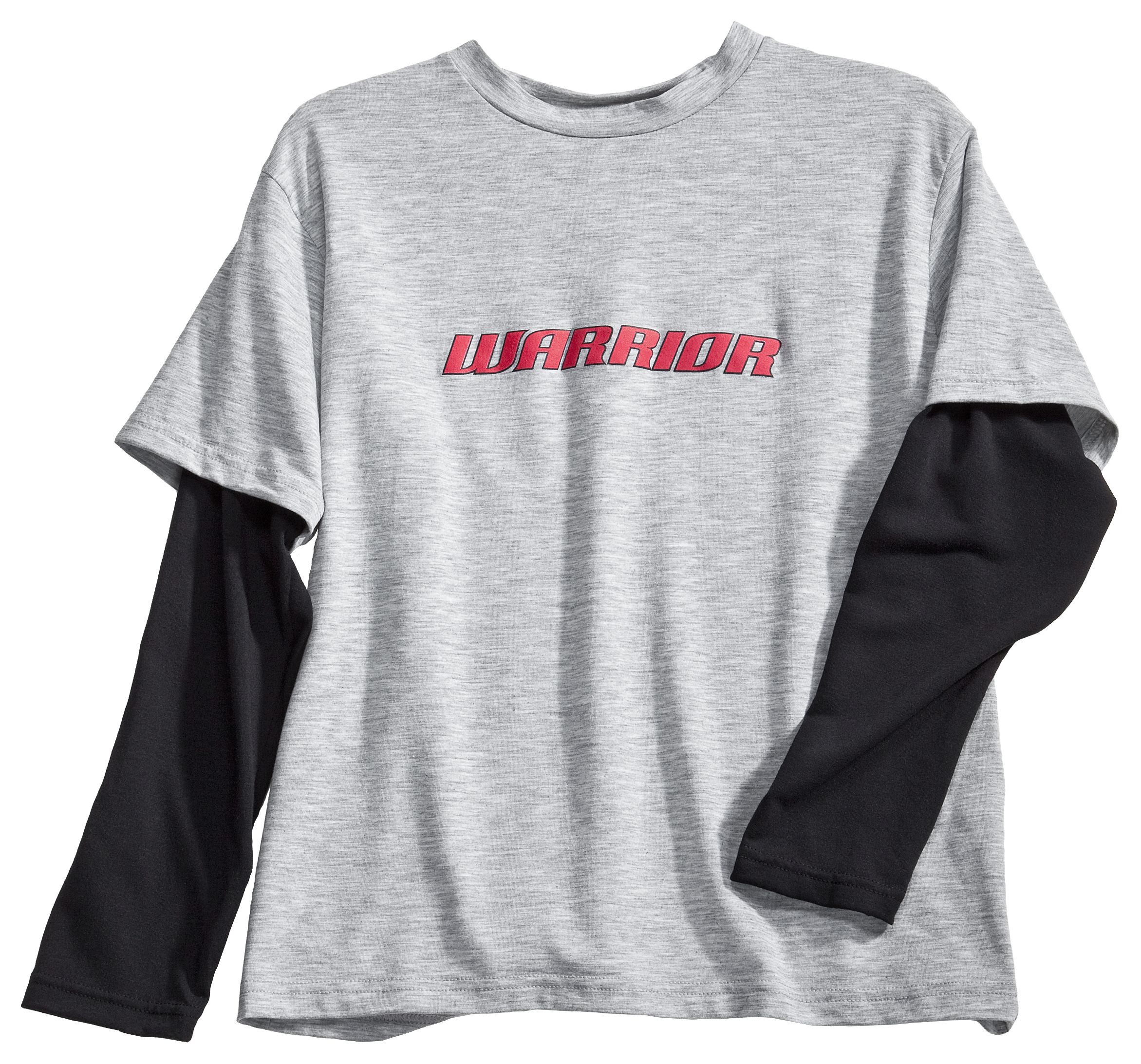 Youth Two-four Tech Tee, Heather Grey with Black