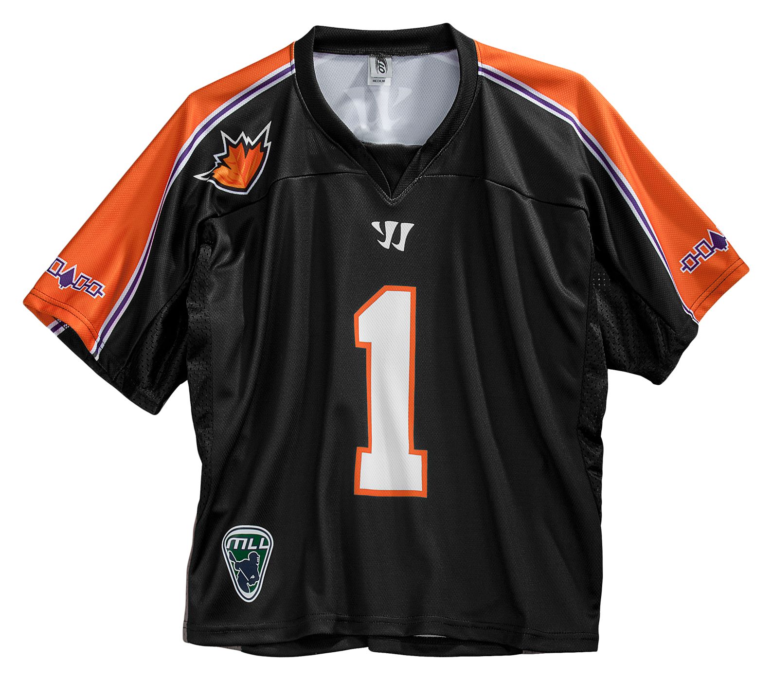 Youth Hamilton Nationals Replica Jersey, Black with Orange &amp; Purple