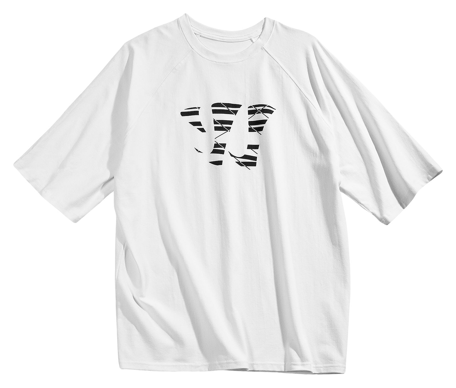 All Hail Tech Tee, White with Black