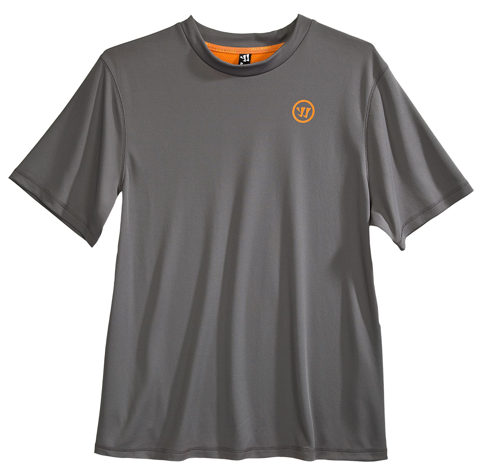 Short Sleeve Training Top, Asphalt Grey