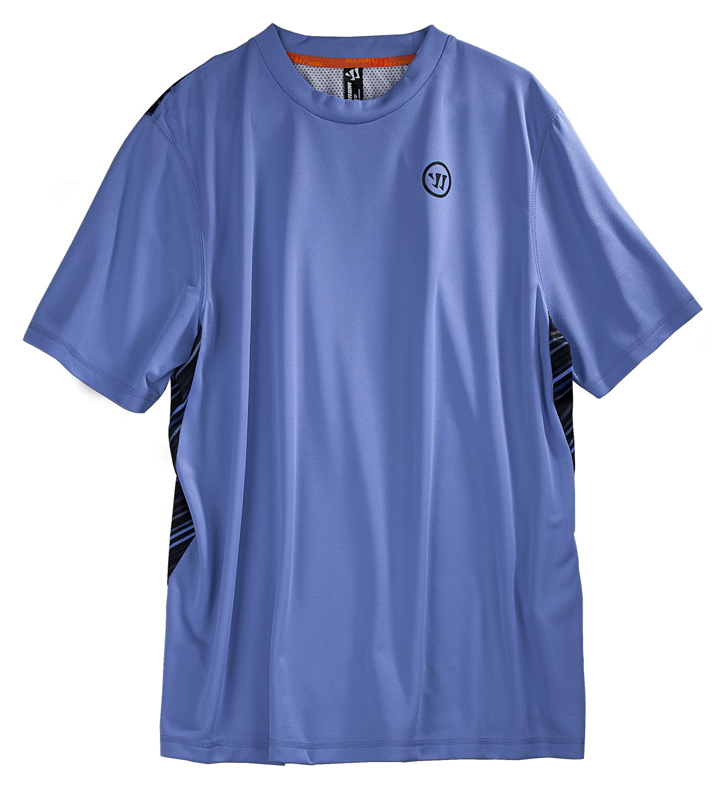 Short Sleeve Training Top Special Edition Print, Black with Blue