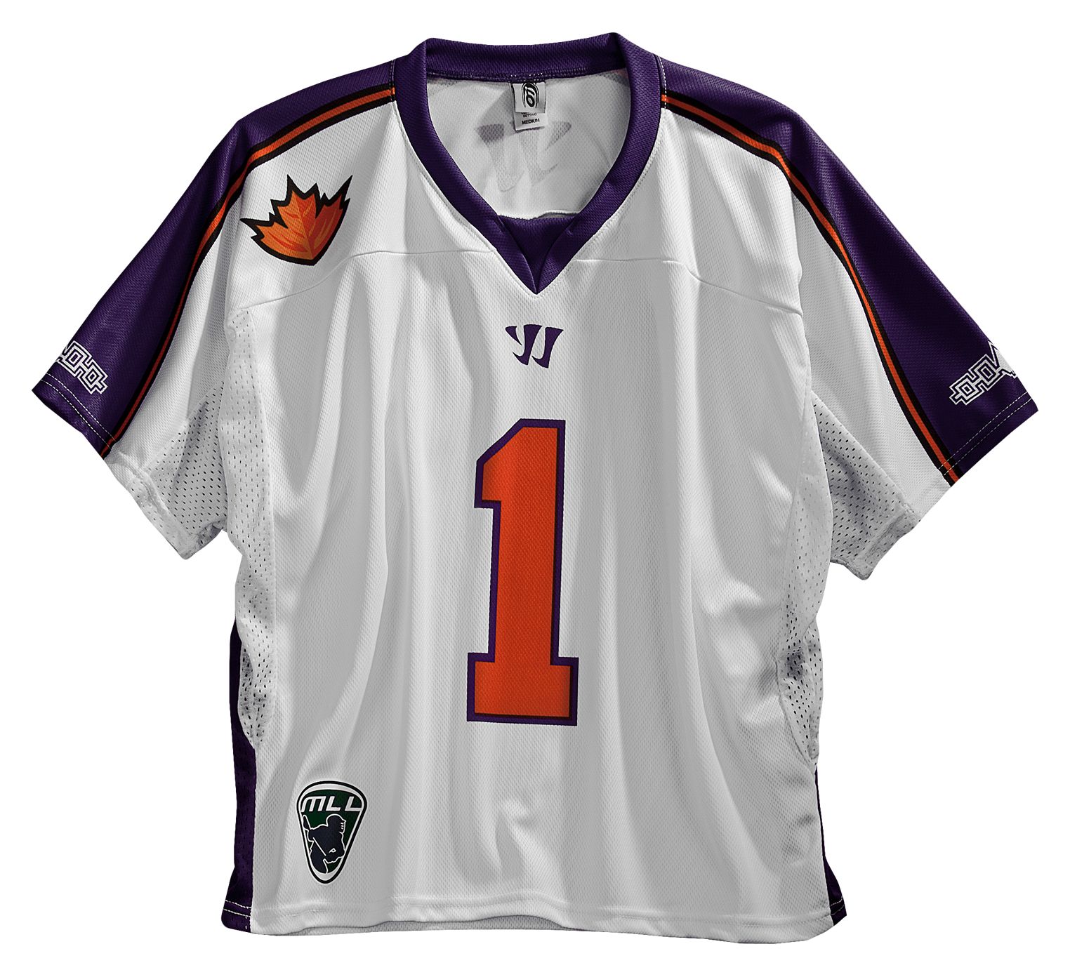 Hamilton Nationals Replica Jersey, White with Purple & Orange
