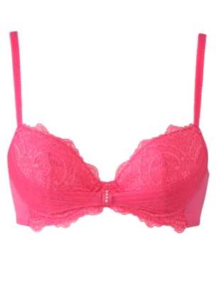 Wacoal Japan: Sleek Ribbon Push Up Bra BRB423