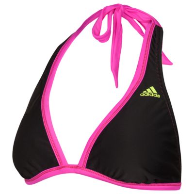 image: adidas Tie-Dye Reversible Halter Swim Top D74711