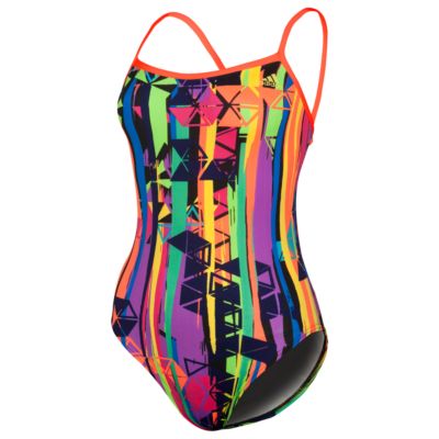 image: adidas Paintbrush Geo. Stitch-Back Swimsuit D74743