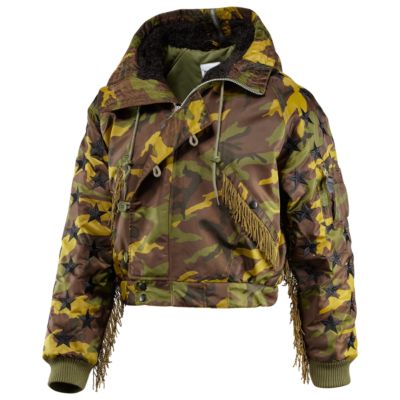 Jeremy Scott Fringe Bomber Jacket