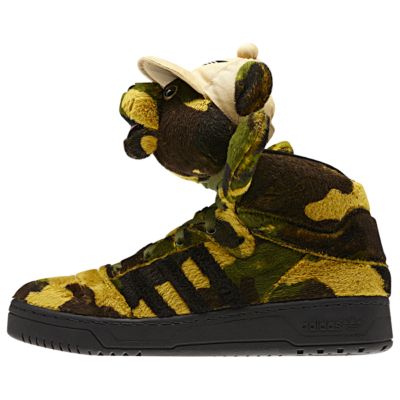image: adidas Jeremy Scott Camo Bear Shoes Q20917