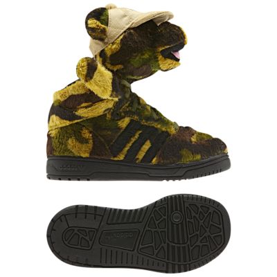 image: adidas Jeremy Scott Camo Bear Shoes Q20918