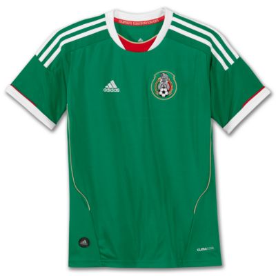 image: adidas Boys 8-20 Mexico Home Jersey V12650