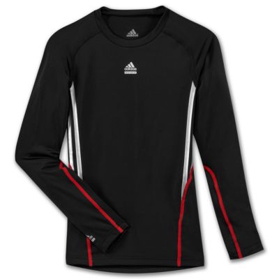 TECHFIT 3 Stripes Long Sleeve Shirt