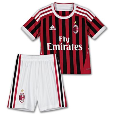 Kids 4-7x AC Milan Home Mini Kit