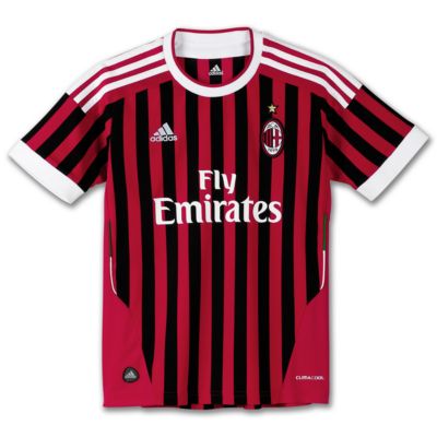 Youth 8-20 AC Milan Home Jersey