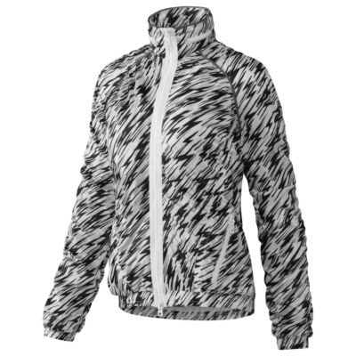 Run Allover Printed Lightning Jacket