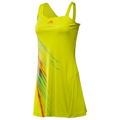 adidas - adizero Dress (Lab Lime/Infrared) - Apparel