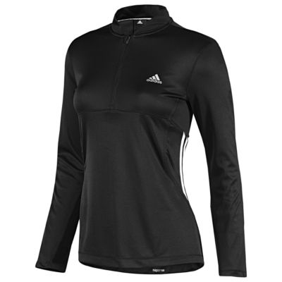 image: adidas Response 3-Stripes Long Sleeve Half-Zip Tee W52353