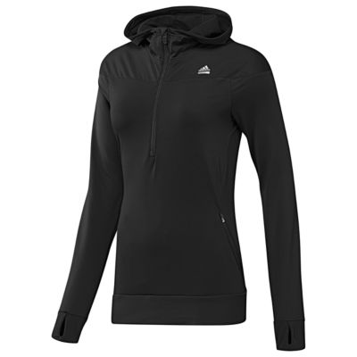 image: adidas Techfit Knit Woven Half-Zip Hoodie W64939