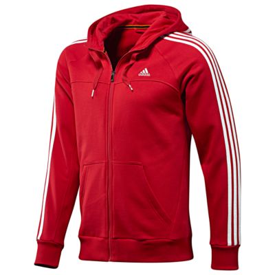 image: adidas Essentials 3-Stripes Full-Zip Hoodie X20757