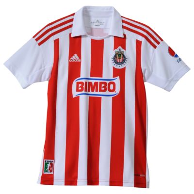 image: adidas Boys 8-20 CD Guadalajara Home Jersey X54574
