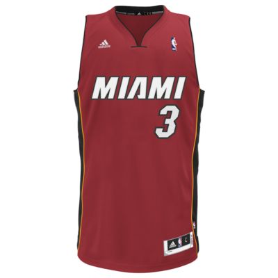 image: adidas Heat Dwyane Wade NBA Swingman Jersey Y58131