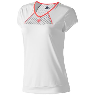 image: adidas Roland Garros On-Court Cap Sleeve Tee Z09613