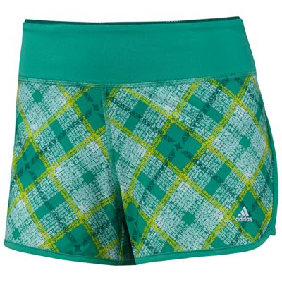image: adidas Powerluxe Plaid Shorts Z22084