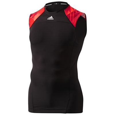 image: adidas Compression Sleeveless Camo Tee Z63018