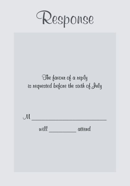 The Anchorage RSVP Cards
