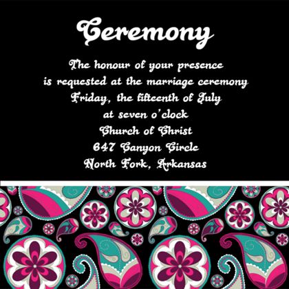 The Augusta Ceremony Cards