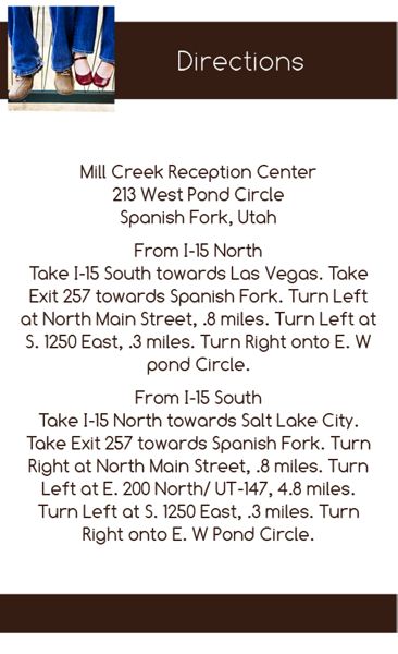 The Austin Direction Cards