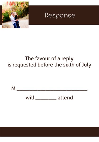 The Austin RSVP Cards