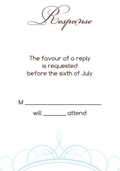 The Basic Invite RSVP Cards