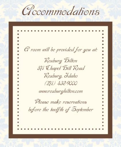The Birmingham Accommodation Cards