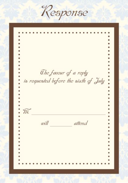 The Birmingham RSVP Cards