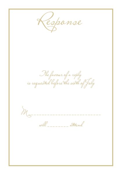 The Chandler RSVP Cards