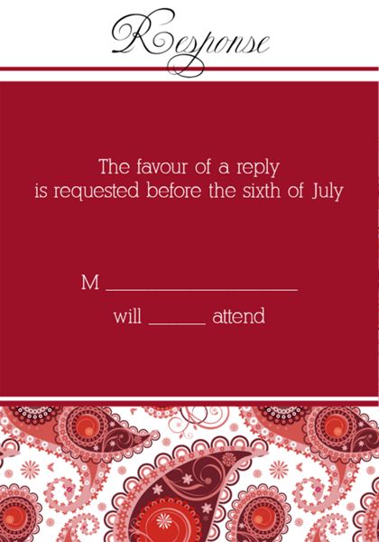 The Cincinnati RSVP Cards