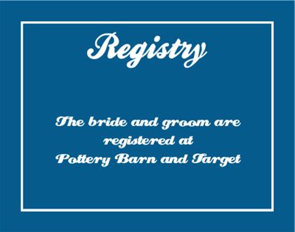 The Denver Registry Cards