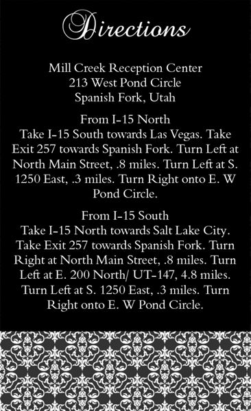 The El Paso Direction Cards