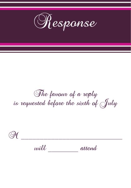 The Fort Worth RSVP Cards
