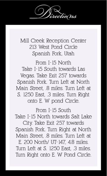 The Houston Direction Cards