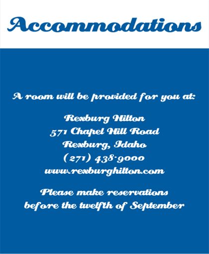 The Las Vegas Accommodation Cards
