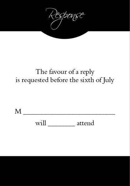 The Lexington RSVP Cards