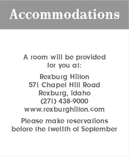 The Little Rock Accommodation Cards